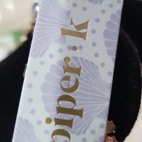 💎🔹️Piper K🔹️  Floral Rhinestone Statement Cluster Glass Stones  Necklace ✨️💎 - Picture 9 of 11